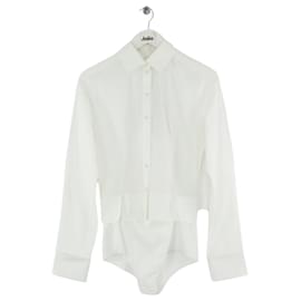 Alaïa-Cotton body shirt-White