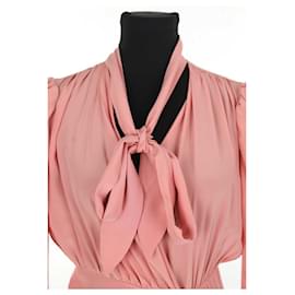 Lanvin-Silk dress-Pink