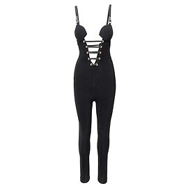 Bustier-Overall Atelier Versace Schwarz