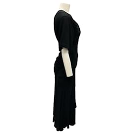 Stella Mc Cartney-Stella McCartney Black One Shoulder Jersey Cocktail Dress-Black