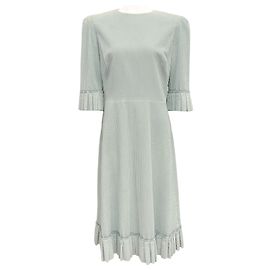 Vestido de pana azul claro de The Vampire's Wife Azul