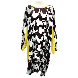 Abito midi a stampe miste Dries Van Noten Multicolore