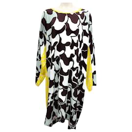 Dries Van Noten-Dries Van Noten Multi Mixed Print Midi Dress-Multiple colors