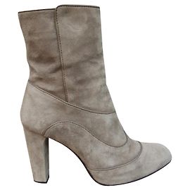 Bottines Tod's en daim beige Beige
