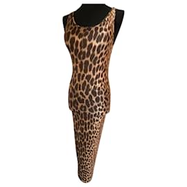Roberto Cavalli-Fabulous midi dress CAVALLI iconic animal print-Multiple colors