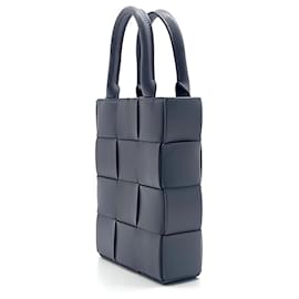 Bottega Veneta-Bottega Veneta Mini Cassette Tote et Sac à Bandoulière-Gris