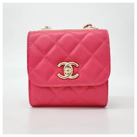 Chanel-Sac croisé mini Trendy CC de Chanel-Rose