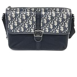 Christian Dior-Dior Homme Oblique 8 Messenger Bag-Blue