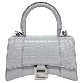 Balenciaga-Sac à main Balenciaga Hourglass XS-Gris