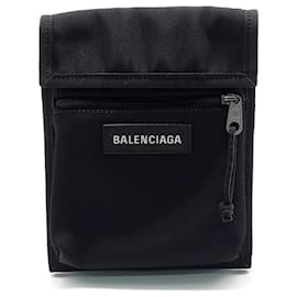 Balenciaga-Sac croisé mini Explorer de Balenciaga-Noir