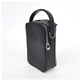 Prada-Prada Saffiano Mini Tote et Sac Croisé-Noir