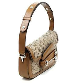Gucci-Sac à épaule Gucci Horsebit 1955-Marron