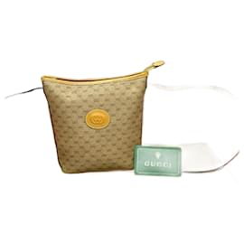 Gucci-Sac à bandoulière en cuir Micro GG de Gucci Old Gucci-Marron