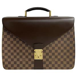 Louis Vuitton-Malette Damier Ambassadeur Louis Vuitton-Marron