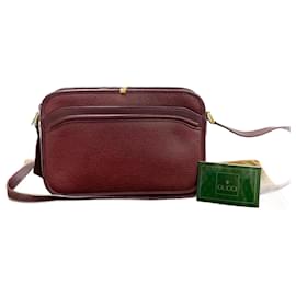 Gucci-Sac à épaule en cuir Gucci Old Gucci-Marron