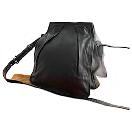 Loewe-Sac à bandoulière en cuir nappa Anagram Loewe-Noir