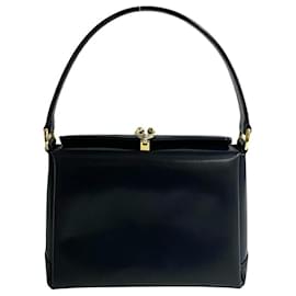 Gucci-Sac à main en cuir de veau Gucci Old Gucci-Bleu