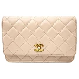 Chanel-Sac croisé mini Woc Golden Ball en agneau Chanel Ap1450-Marron
