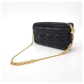 Christian Dior-Sac à bandoulière Caro Chain de Christian Dior-Noir