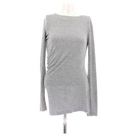 T By Alexander Wang Pull gris chiné Grey