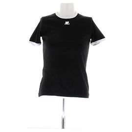 Courreges T-shirt nera Nero