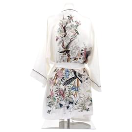 Christian Dior-Kimono en soie-White
