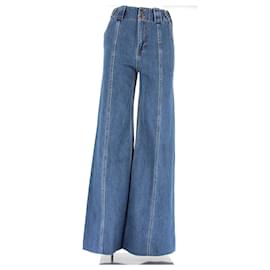 Zimmermann-Jean évasé bleu-Blue