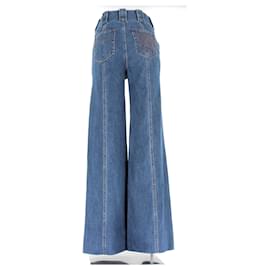Zimmermann-Jean évasé bleu-Blue