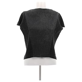 Yves Saint Laurent-Silk top-Black