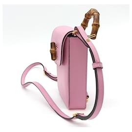 Gucci-Sac à main/crossbody Gucci Bamboo Mini-Rose