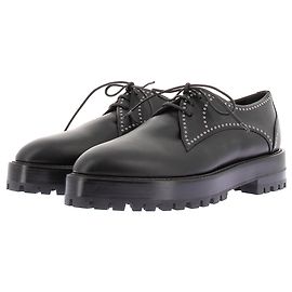 Alaïa Nieten-Lederschuhe Schwarz
