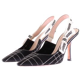 Christian Dior Slingback-Pumps 'J'adior' Schwarz