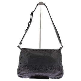 Chrome Hearts-Sac à bandoulière en cuir-Noir