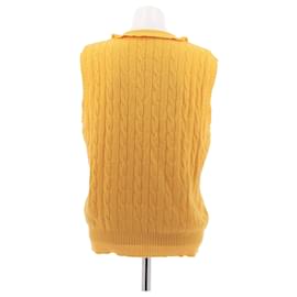 Miu Miu-Top en cachemire-Yellow