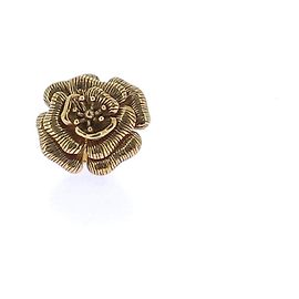 Aurelie Bidermann Pins fleur doré à l'or jaune Doré