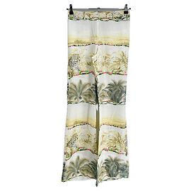 DMN Printed Silk Pants Size 36 Multiple colors