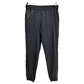 DMN-Black silk pants-Black