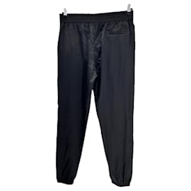 DMN-Black silk pants-Black