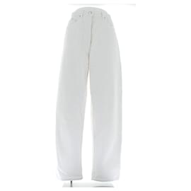 Prada-Jean blanc-White