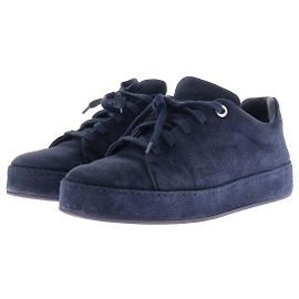 Loro Piana Sneakers in camoscio Blu navy