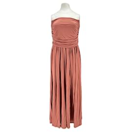 Autre Marque-Robe terracotta "Ariel"-Pink