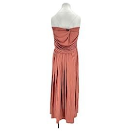 Autre Marque-Robe terracotta "Ariel"-Pink