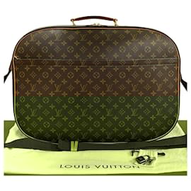 Louis Vuitton-Sac de voyage 2 en 1 en cuir Monogram Packall Louis Vuitton-Marron
