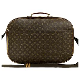 Louis Vuitton-Sac de voyage 2 en 1 en cuir Monogram Packall Louis Vuitton-Marron