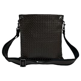 Bottega Veneta-Sac à épaule en cuir Intrecciato de Bottega Veneta-Métallisé,Bronze