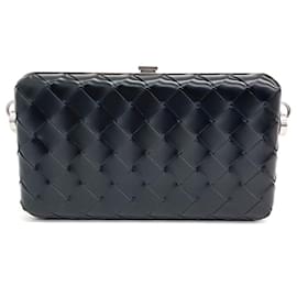 Bottega Veneta-Sac à bandoulière et sac croisé en maille Bottega Veneta-Noir