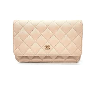 Chanel-Sac à bandoulière mini Woc en caviar Chanel-Marron