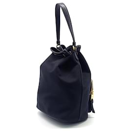 Prada-Prada Bucket Tote And Shoulder Bag Large-Black