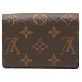 Louis Vuitton-Porte-monnaie Rosalie Monogram Louis Vuitton-Marron