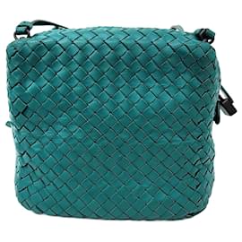 Bottega Veneta-Sac Croisé en Maille Bottega Veneta-Vert